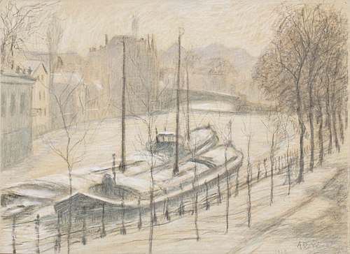 Schuiten onder de sneeuw, 1929, Anna De Weert