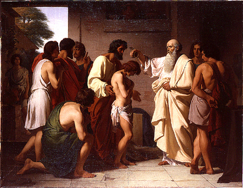 Samuel sacrant David, 1842, François Victor Eloi Biennourry