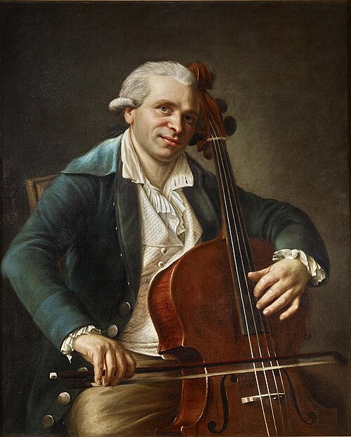 Portrait of Jean-Louis Duport, known as Le Cadet, 1788, Remi-Fursy Descarsin