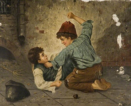 Boys Fighting, , Gaetano Lodi