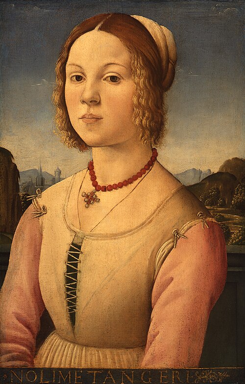 Portrait d'une jeune femme, 1487, Agnolo di Domenico di Donnino