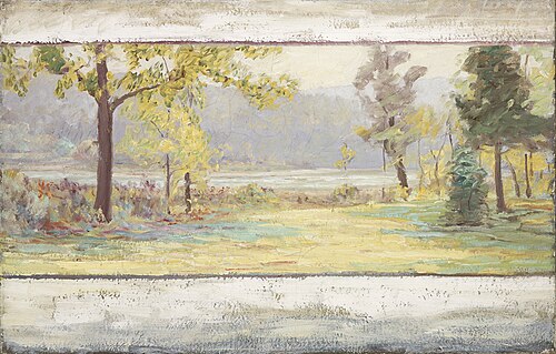 Sketch for Sun Room of Indianapolis City Hospital, , John Ottis Adams