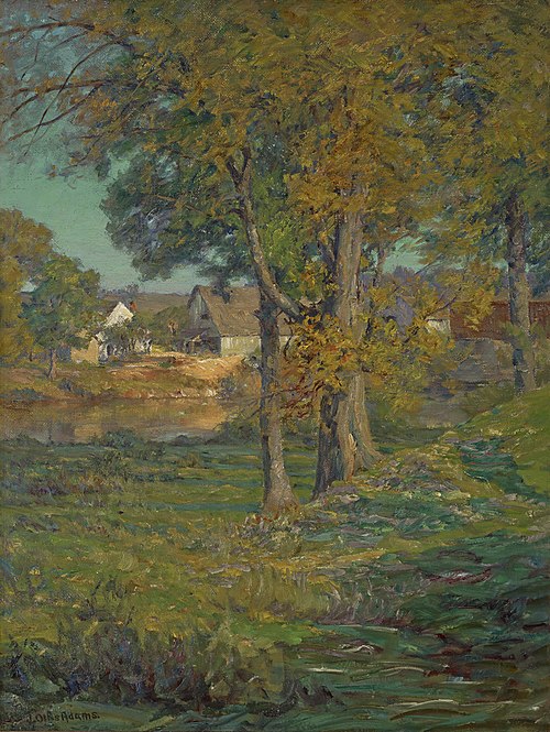 Thornberry's Pasture, Brooklyn, Indiana (An Indiana Farm), 1904, John Ottis Adams