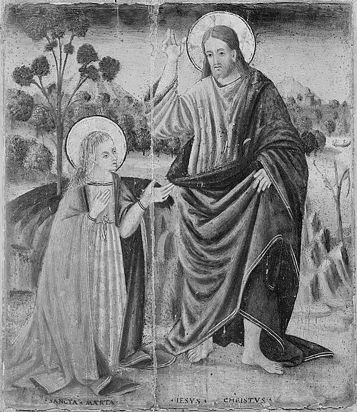 Christ and Saint Martha, , Francesco Signorelli