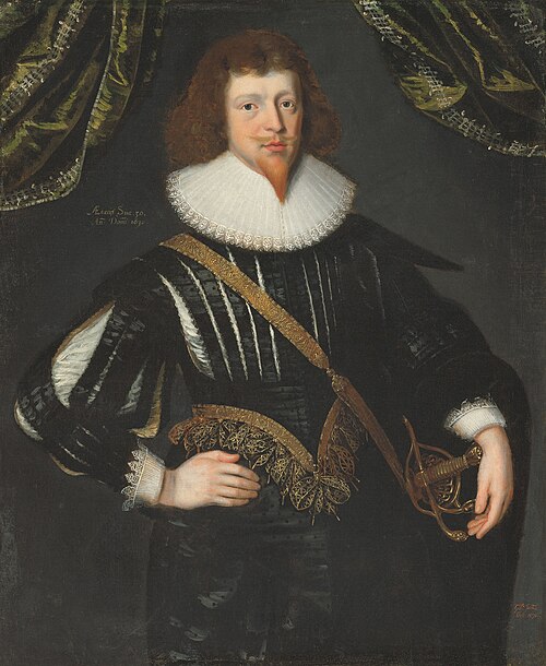 Portrait of a gentleman, traditionally identified as Sir Frederick Villiers, 1630, Gilbert Jackson