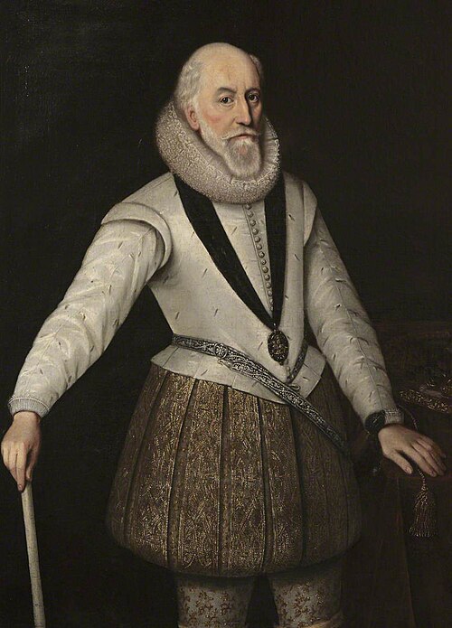 Edward Somerset (1553–1628), 4th Earl of Worcester, KG, Lord Privy Seal, 1621, Gilbert Jackson