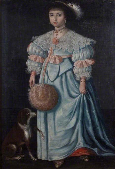 Portrait of a Girl, Aged 8, 1632, Gilbert Jackson
