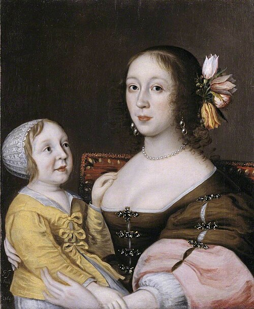 A Lady of the Grenville Family and her Son, 1640, Gilbert Jackson