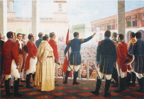 Proclamation of the Independence of Peru, 1904, Juan Lepiani