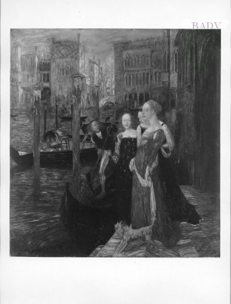 Scene in Venice, 1909, Friedrich Stahl
