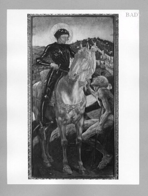 Der Heilige Martin mit Bettler, 1912, Friedrich Stahl