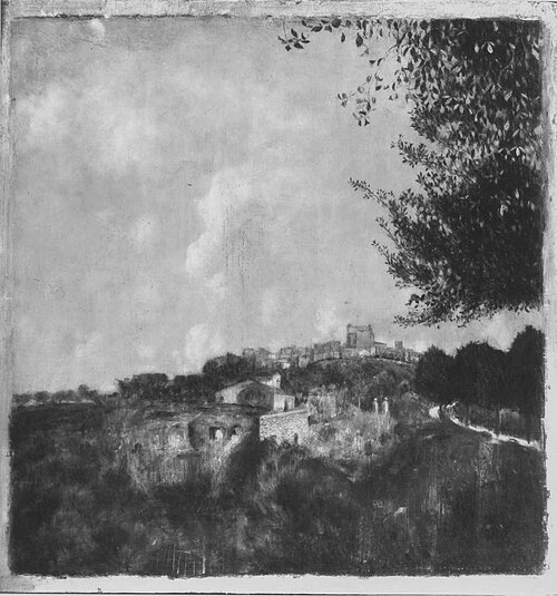 Monte Porzio bei Rom, 1924, Friedrich Stahl