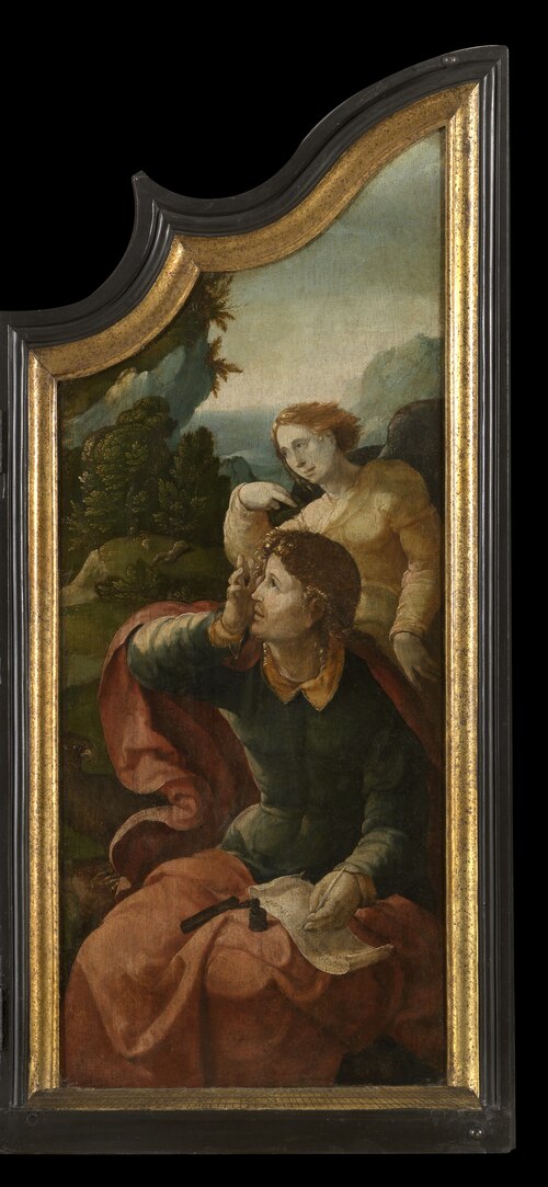 Saint Jean évangéliste à Patmos, 1535, Aartgens