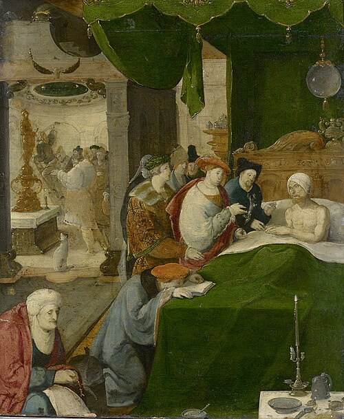 The Conversion of Cromatius by Saint Sebastian, 1530, Aartgens