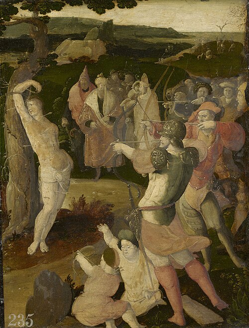 The Martyrdom of Saint Sebastian, 1530, Aartgens