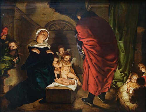 La Nativité, 1550, Aartgens