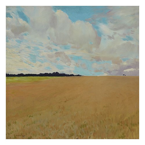 Open Fields under a Cloudy Sky, , Gaston de La Touche