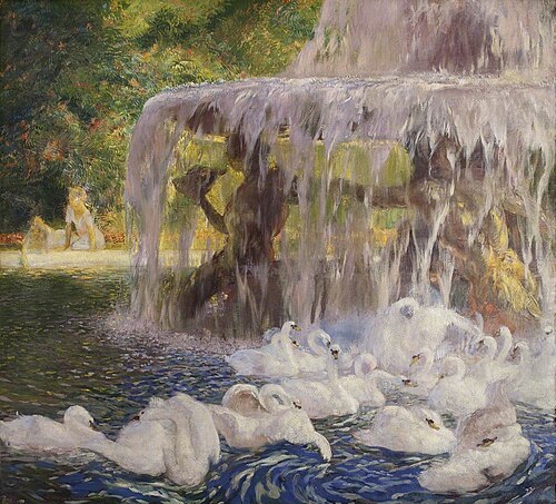 The Swans at Play, 1909, Gaston de La Touche