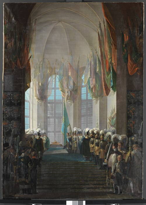Gustav II Adolfs kista öppnas 1832, 1841, Theodor Henrik Lundh