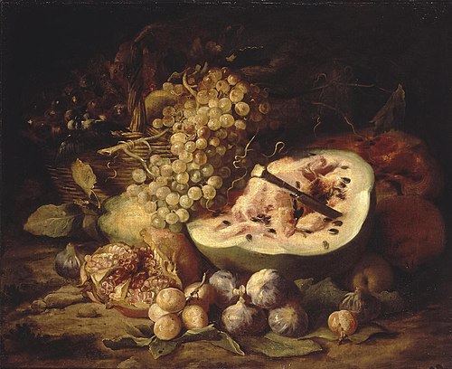 Fruit Still-Life, 1670, Abraham Brueghel