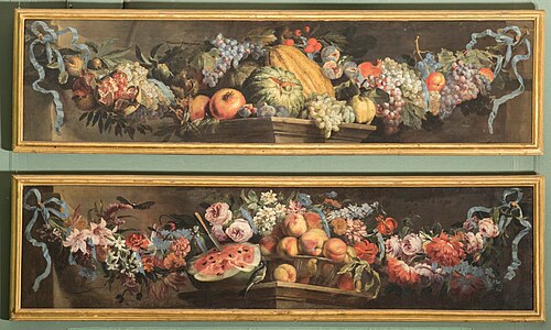 Flowers and fruit (Spring and Summer), 1678, Abraham Brueghel