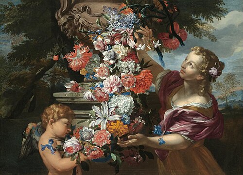 Allegory of Spring, 1679, Abraham Brueghel