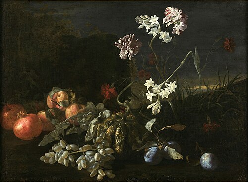 Still life with flowers, 1650, Abraham Brueghel