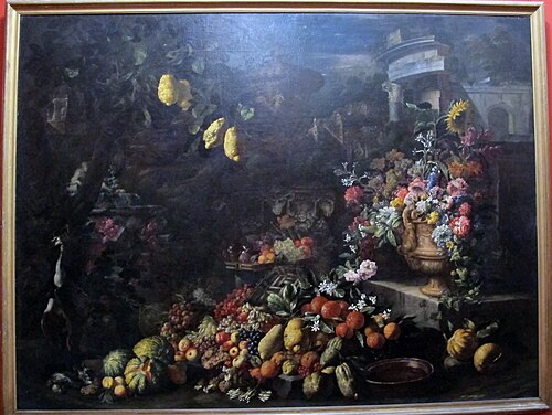 Still-life with fruit and flowers, , Abraham Brueghel
