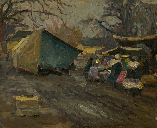 Na trhu II., 1924, Jozef Theodor Mousson
