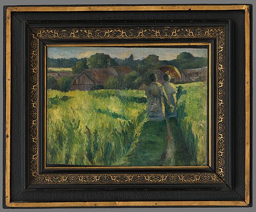 Poľnou cestou, 1915, Jozef Theodor Mousson