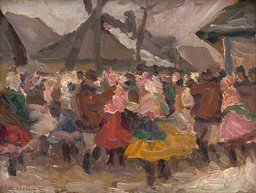 Štúdia ľudovej veselice, 1925, Jozef Theodor Mousson