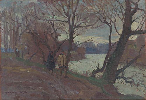 Rieka pri Michalovciach, 1910, Jozef Theodor Mousson