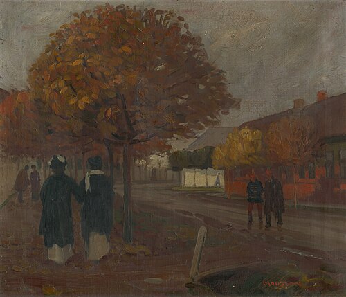 Na prechádzke, 1916, Jozef Theodor Mousson
