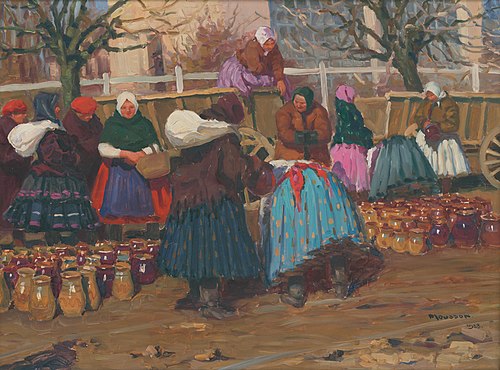 Trh s hrncami, 1923, Jozef Theodor Mousson