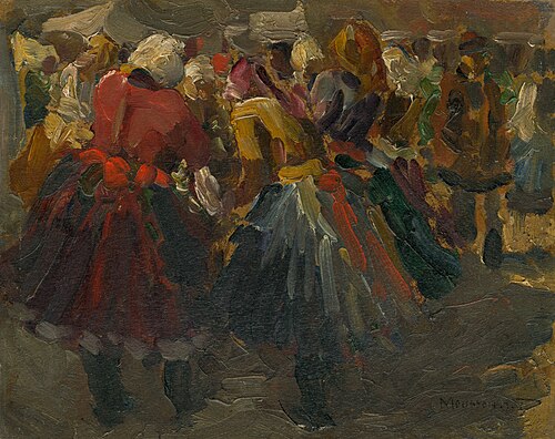 Na trhu, 1927, Jozef Theodor Mousson