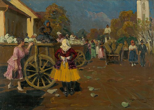 Trh v Michalovciach I., 1927, Jozef Theodor Mousson