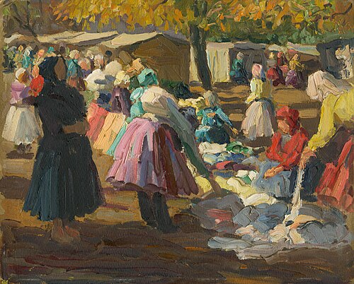 Pred šiatrom I., 1928, Jozef Theodor Mousson