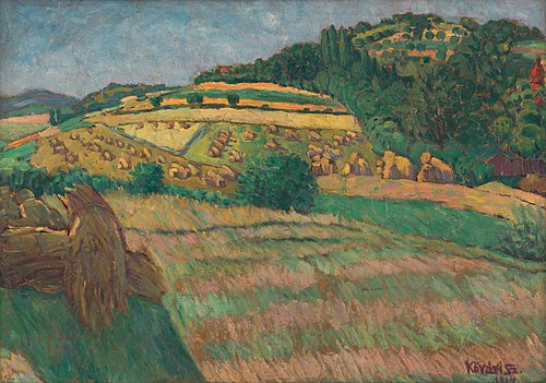 Pohľad na Rozáliu pri Košiciach, 1914, Konštantín Kövári-Kačmarik