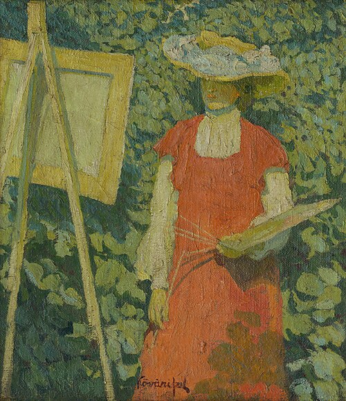 Maliarka, 1909, Konštantín Kövári-Kačmarik