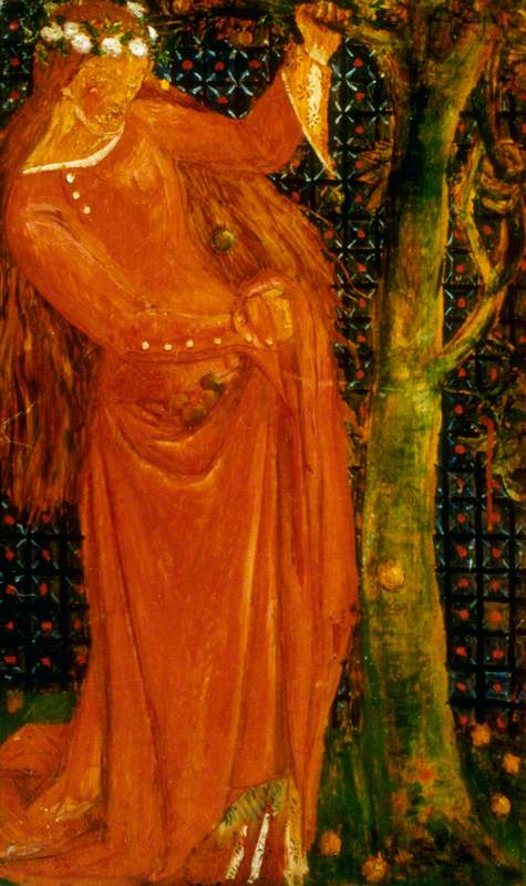 Woman Gathering Fruit, 1860, William Morris