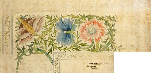 Embroidered Border, 1890, William Morris