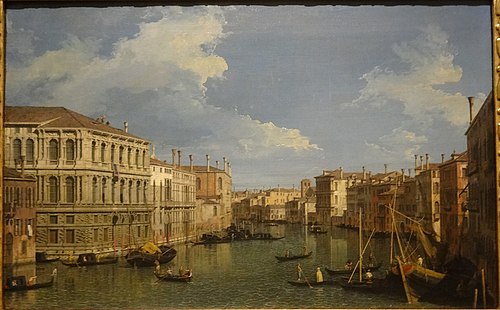 The Grand Canal, Venice, Towards the Northwest by Canaletto, , Canaletto