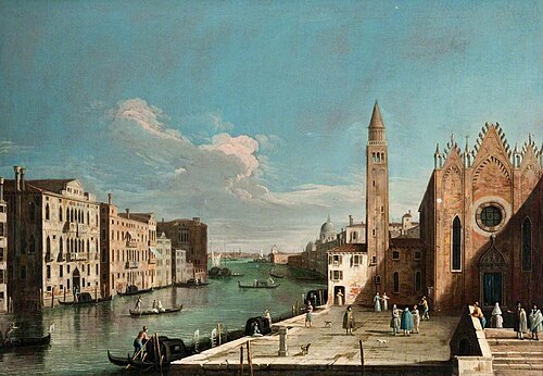 Grand Canal: From Santa Maria della Carità to the Bacino di San Marco, 1730, Canaletto