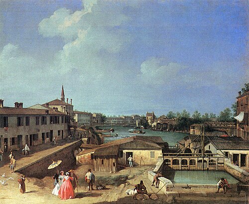 Dol sur le Brenta, 1730, Canaletto