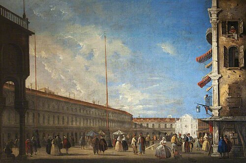 Saint Mark's Square, Venice, , Canaletto