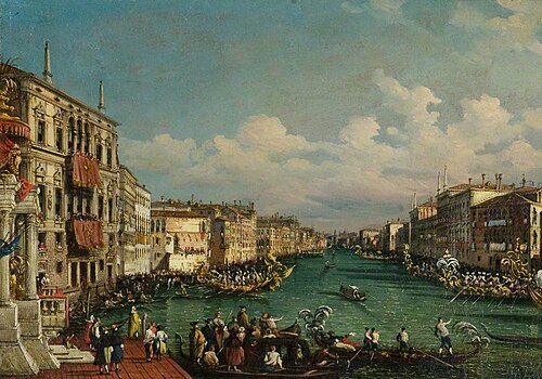 Gala Day in Venice, , Canaletto