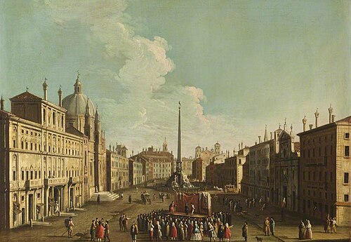 Piazza Navona, Rome, , Canaletto