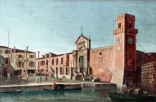Venice: The Arsenale, , Canaletto
