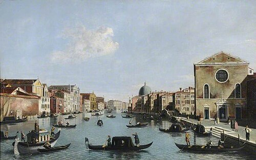 The Grand Canal, Venice, , Canaletto