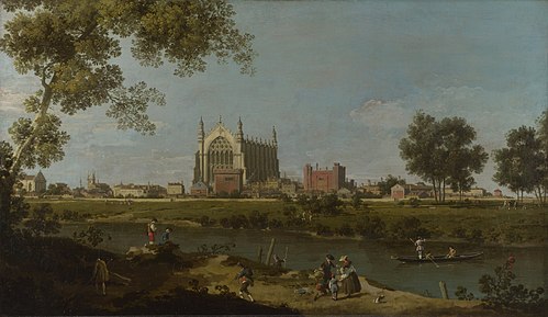 Eton College, 1746, Canaletto